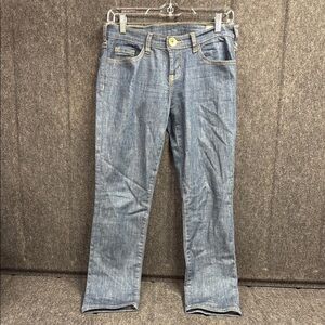 M Officer Classic Blue Straight Leg Jeans with Light Wash